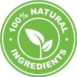 100% natural ingredients seal